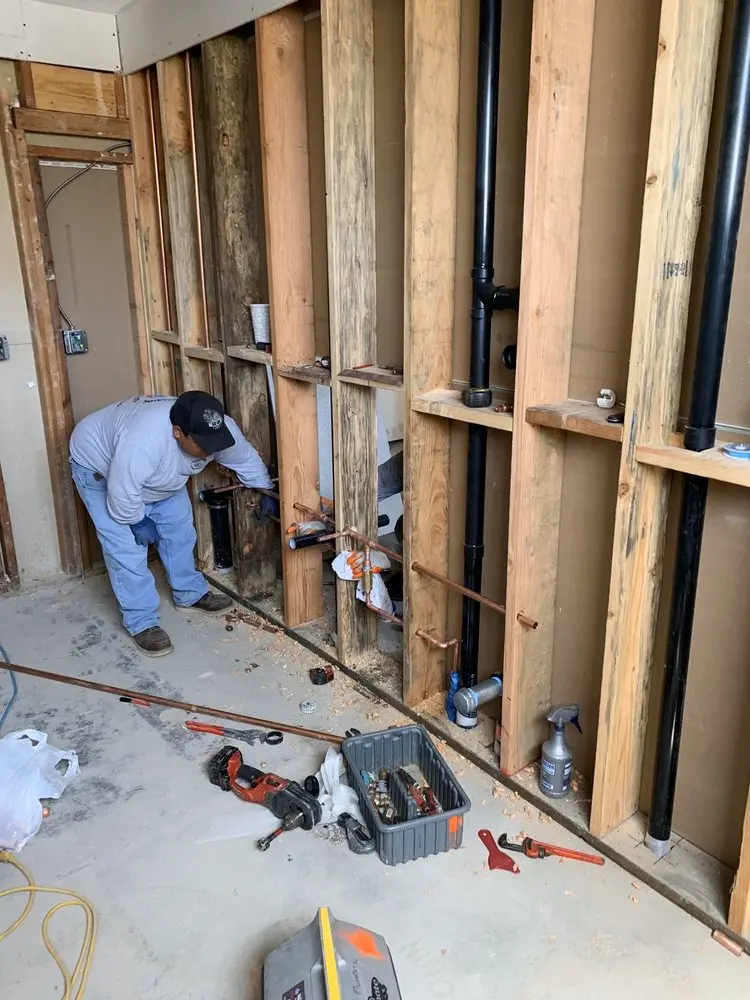 Commercial rough-in plumbing for Commercial Plumbing in Braintree
